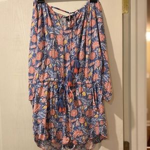 LOFT Off the Shoulder Floral Romper